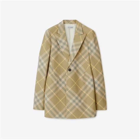 burberry womens 10x with wool liner|Wool Jacket in Flax .